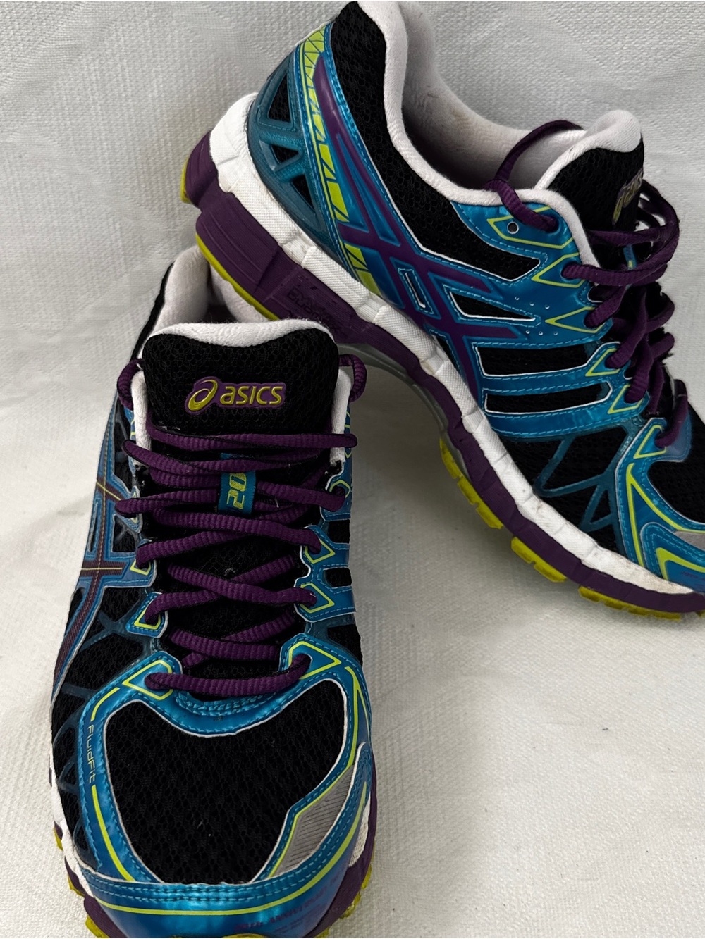 ASICS Gel-Kayano 20 Running Shoes Women's Size 8.5 Blue Purple T3N7N